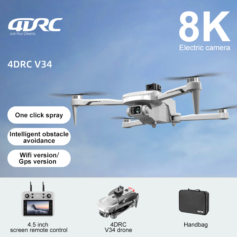 2025 New V34 Drone 8K Camera P – Rc Helicopter Electric recenzja i cena