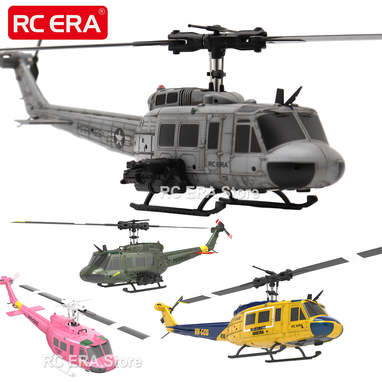 RC ERA C032 UH1 Huey Weathered – Rc Helicopter Nitro recenzja i cena