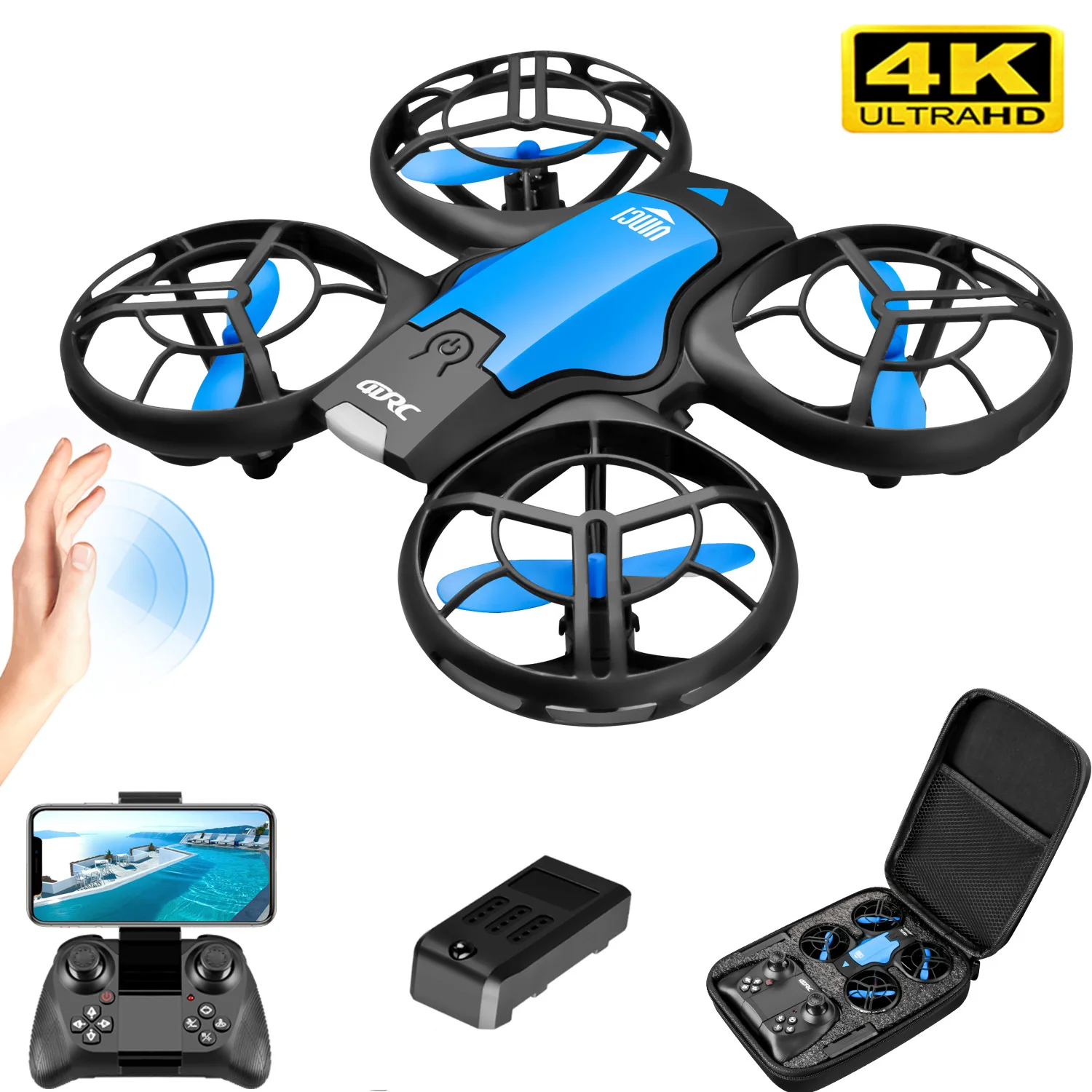 V8 New Mini Drone 4k professio – Rc Helicopter Electric recenzja i cena