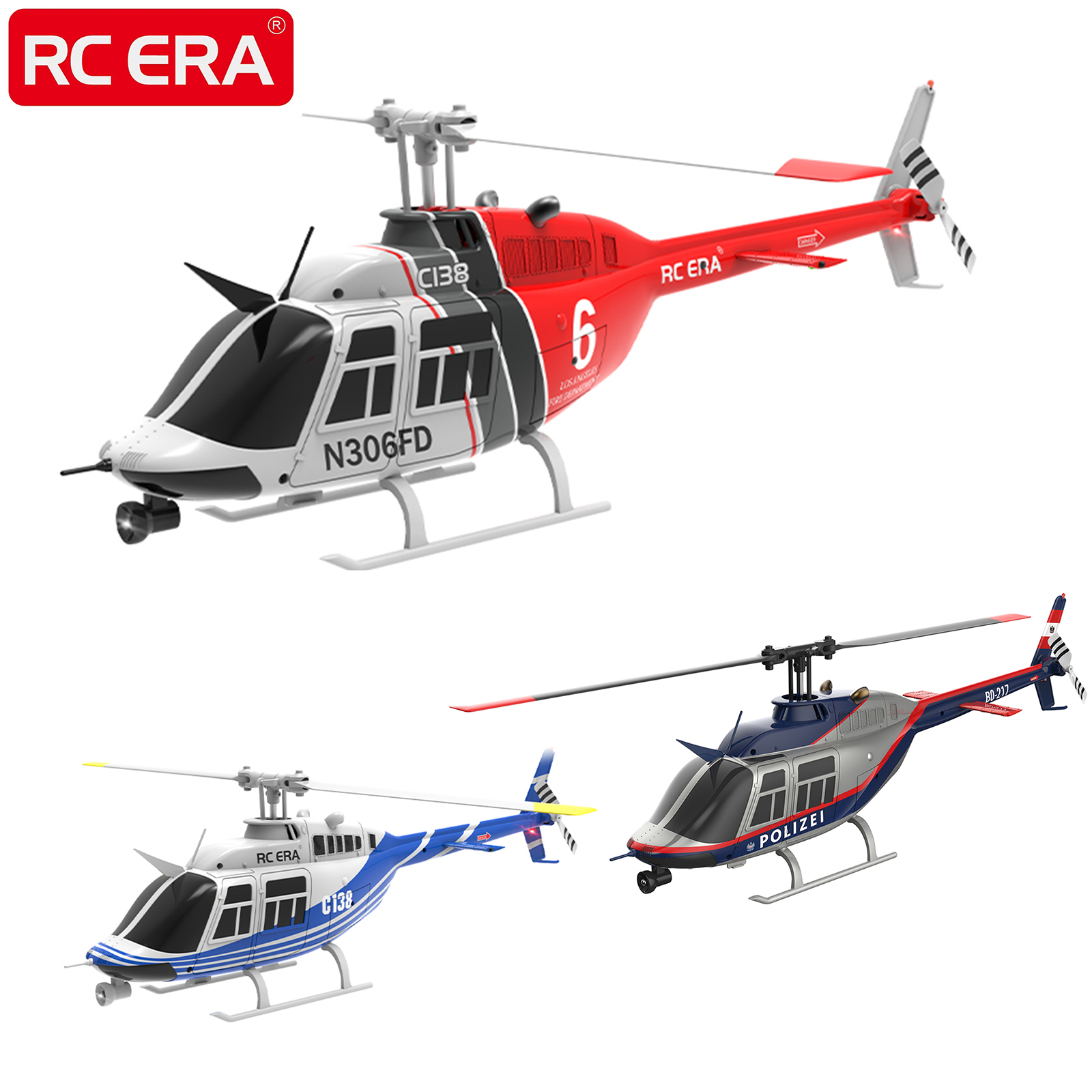 RC ERA C138 BELL 206 Jet Range – Rc Helicopter Gyro recenzja i cena