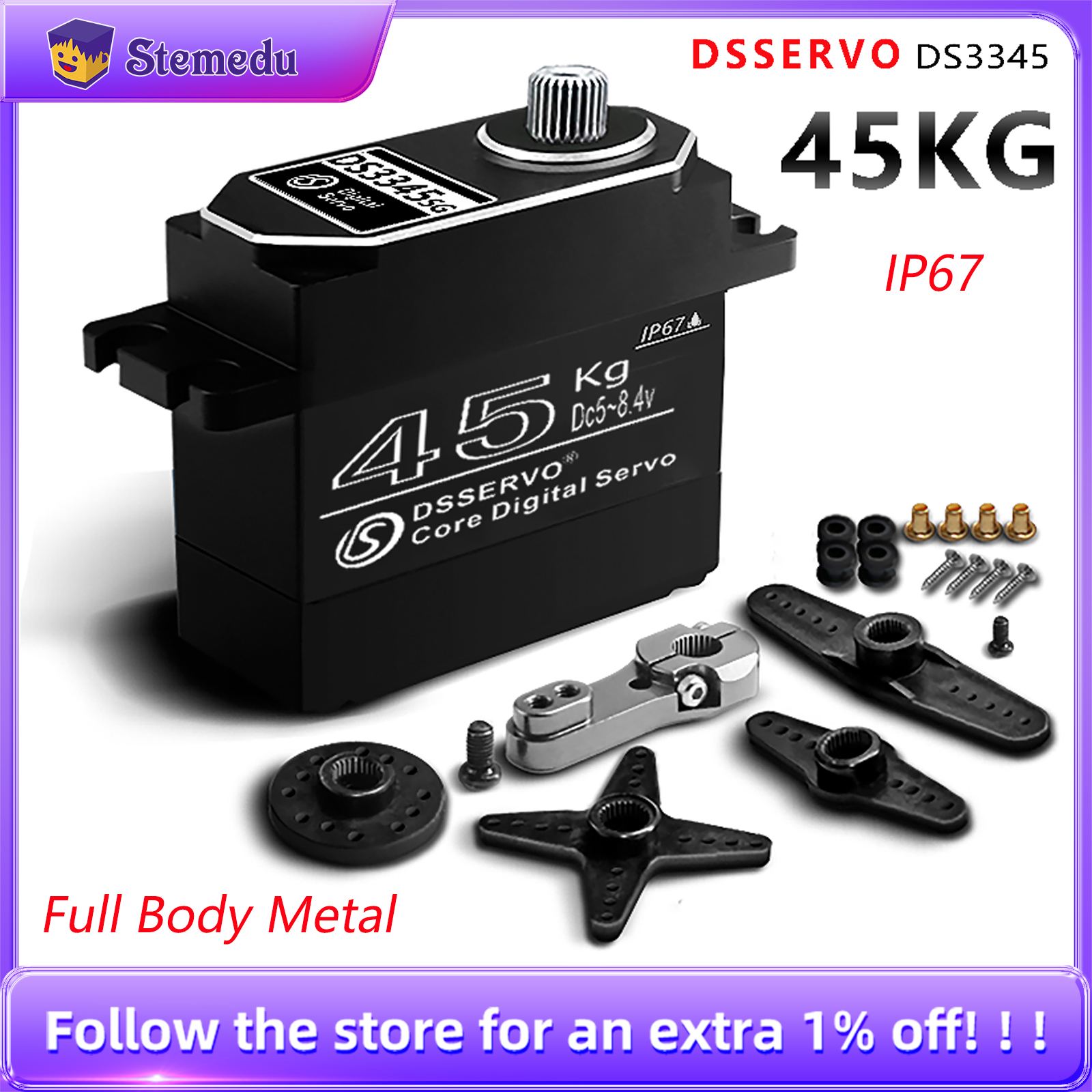 Dsservo IP67 Waterproof Servo  – Rc Helicopter Servo recenzja i cena