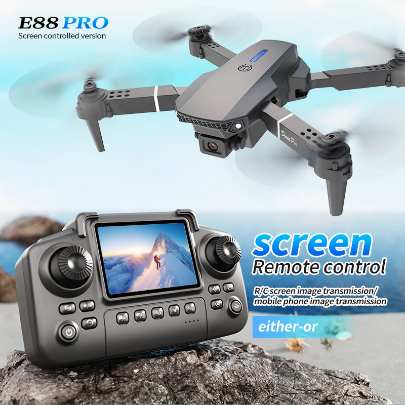 Professional E88 PRO Drone wit – Rc Helicopter Electric recenzja i cena