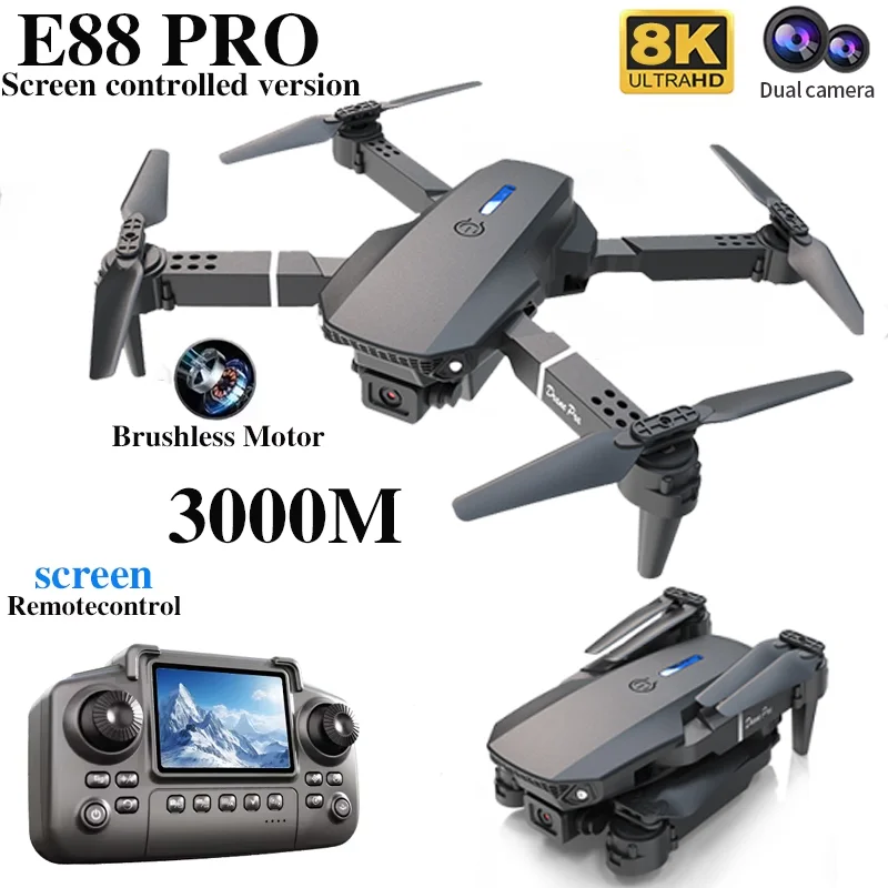 Professional E88 PRO Drone wit – Rc Helicopter Electric recenzja i cena