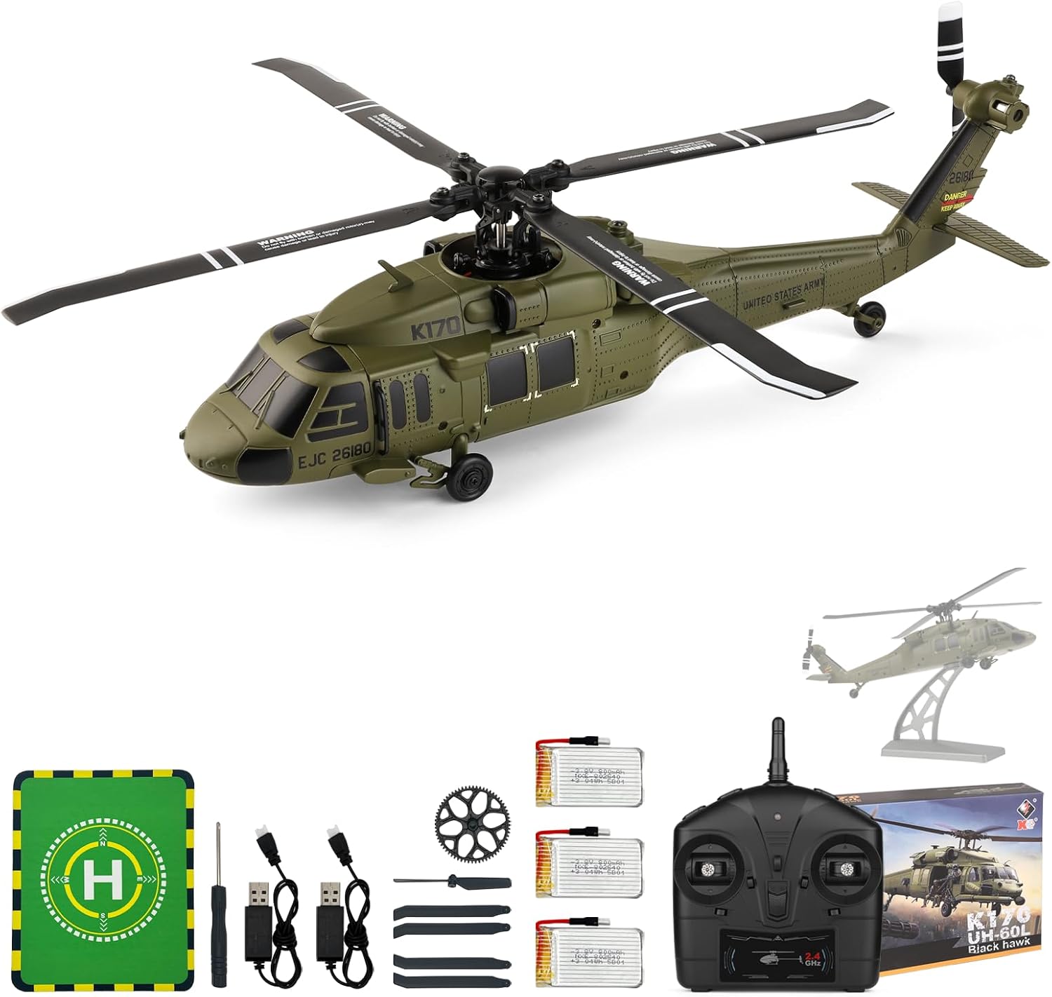 WLtoys K170 Brushless 4-CH RC  – Rc Helicopter Gyro recenzja i cena