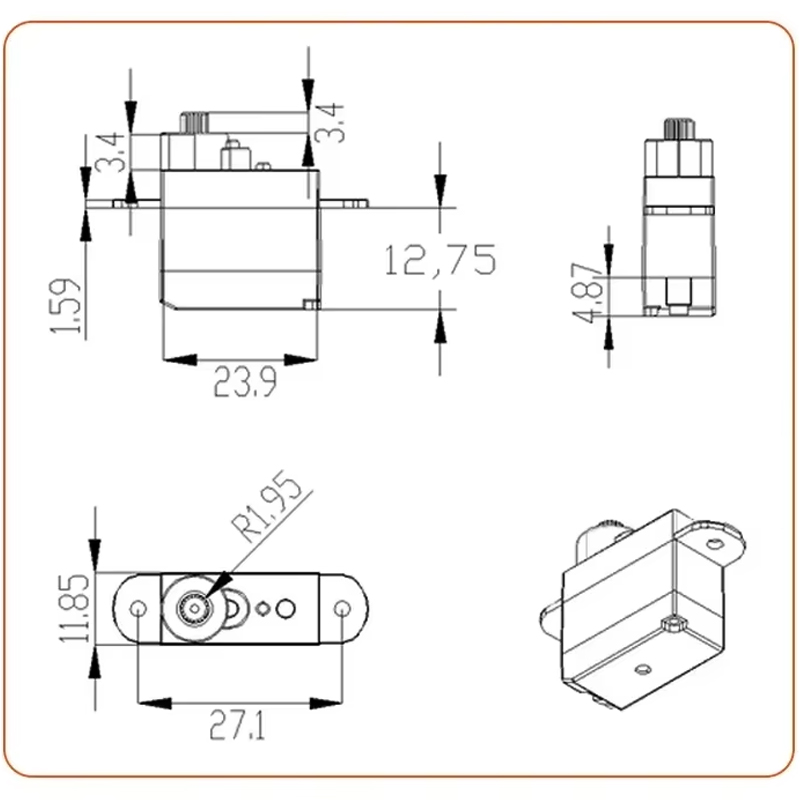 Micro Digital Servo 12g RC Hel – Rc Helicopter Parts recenzja i cena