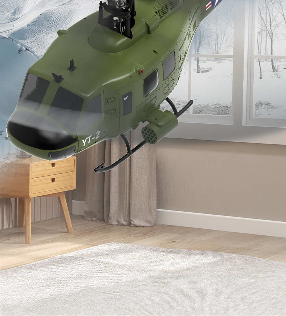 YUXIANG F07 UH-1 Aileronless H – Rc Helicopter Gyro recenzja i cena