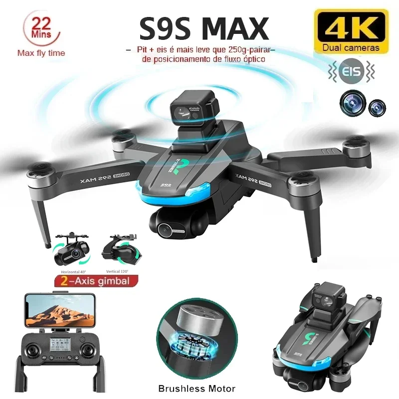 NEW S9S MAX MINI Drone 4K 2-Ax – Rc Helicopter Case recenzja i cena