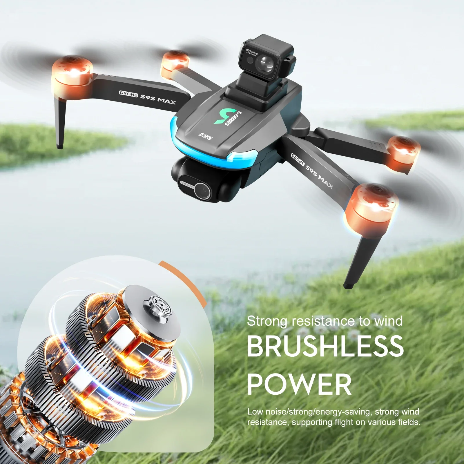 NEW S9S MAX MINI Drone 4K 2-Ax – Rc Helicopter Case recenzja i cena