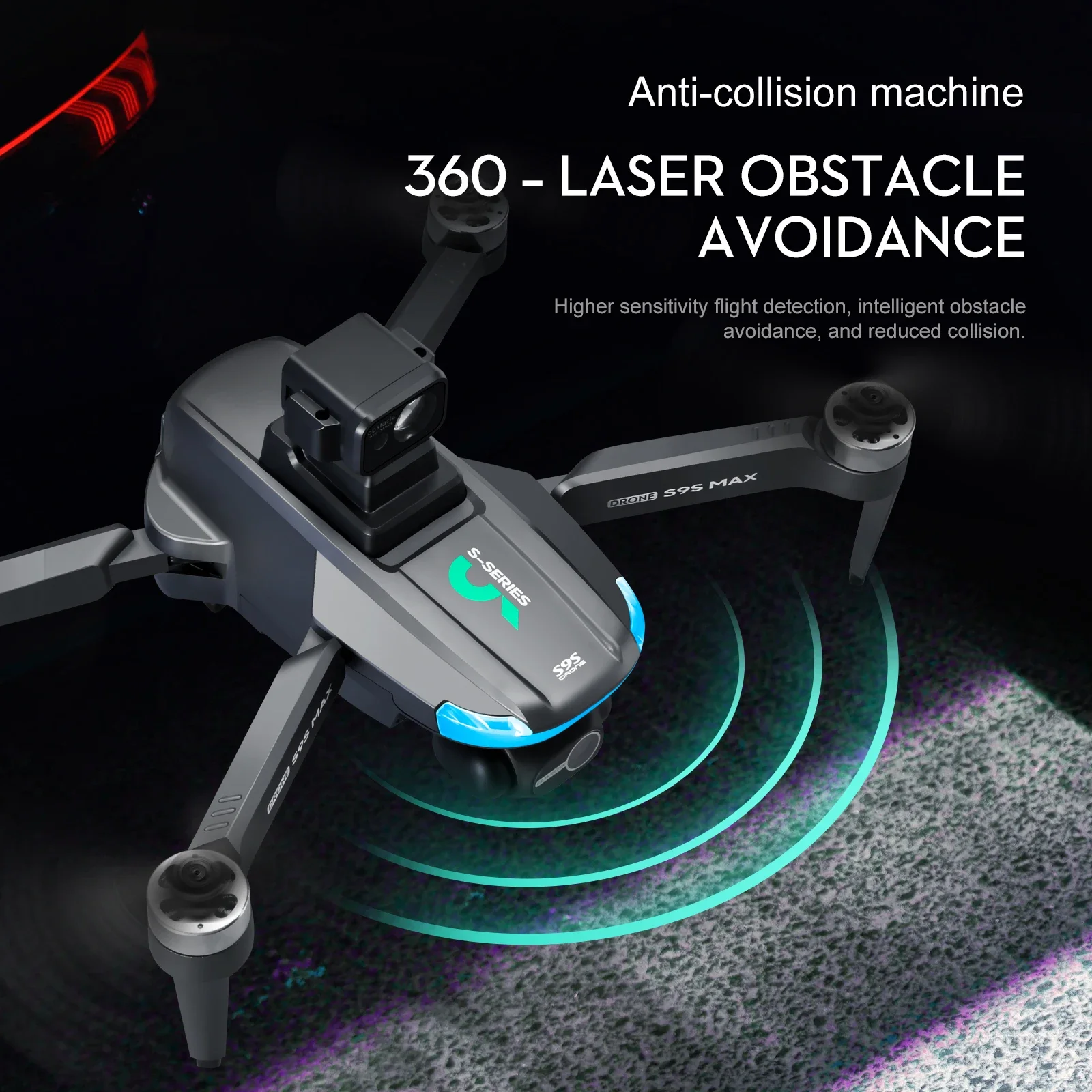 NEW S9S MAX MINI Drone 4K 2-Ax – Rc Helicopter Case recenzja i cena