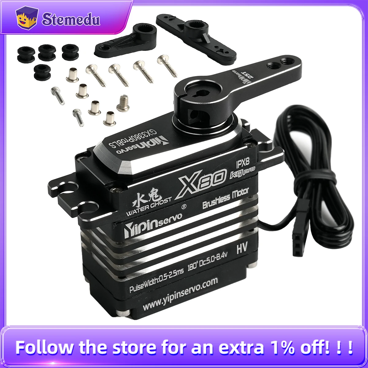 80KG Digital Servo Motor All M – Rc Helicopter Servo recenzja i cena