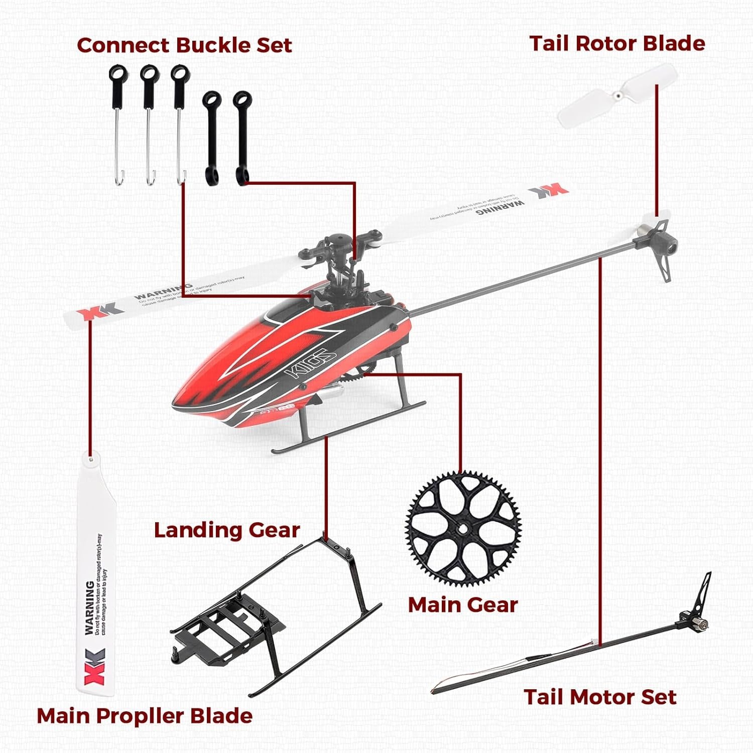 Spare Accessory Kit, Compatibl – Rc Helicopter Blade recenzja i cena