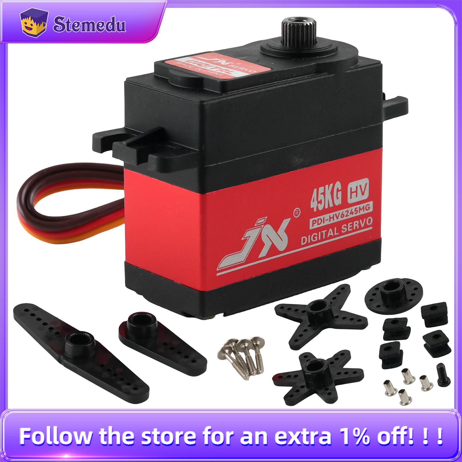JX Servo PDI-HV6245MG 45KG HV  – Rc Helicopter Parts recenzja i cena