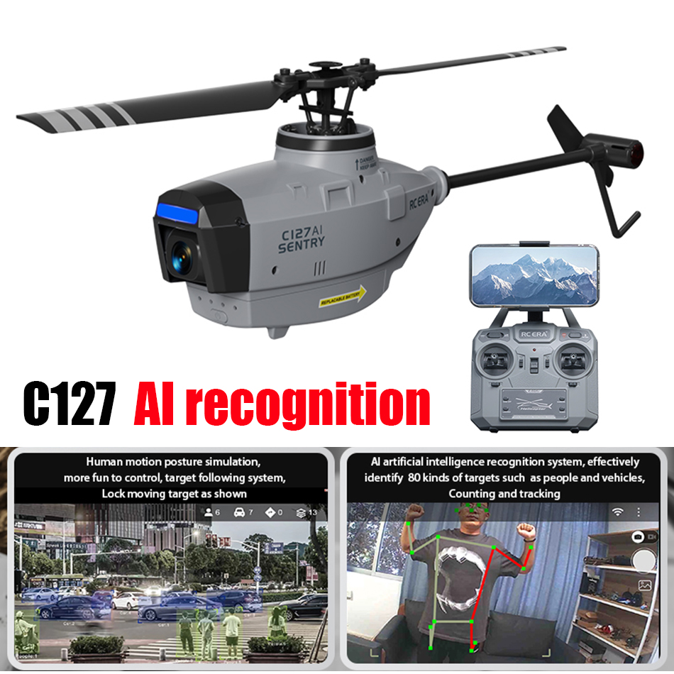 RC ERA C127 AI Sentry Mini Bru – Rc Helicopter Single Rotor recenzja i cena