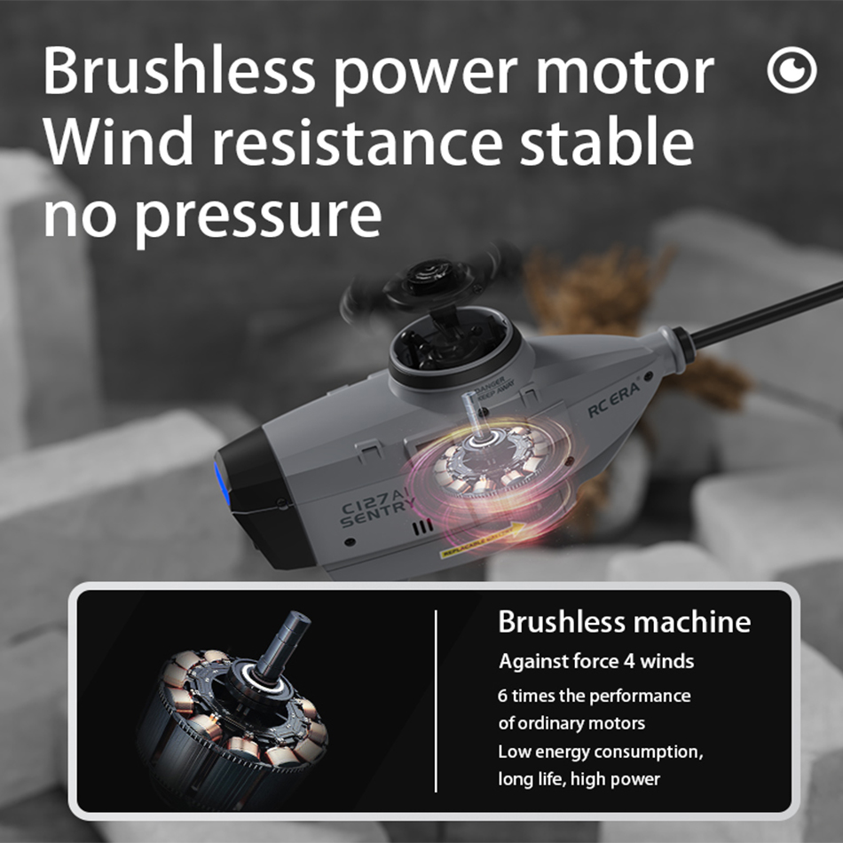 RC ERA C127 AI Sentry Mini Bru – Rc Helicopter Single Rotor recenzja i cena