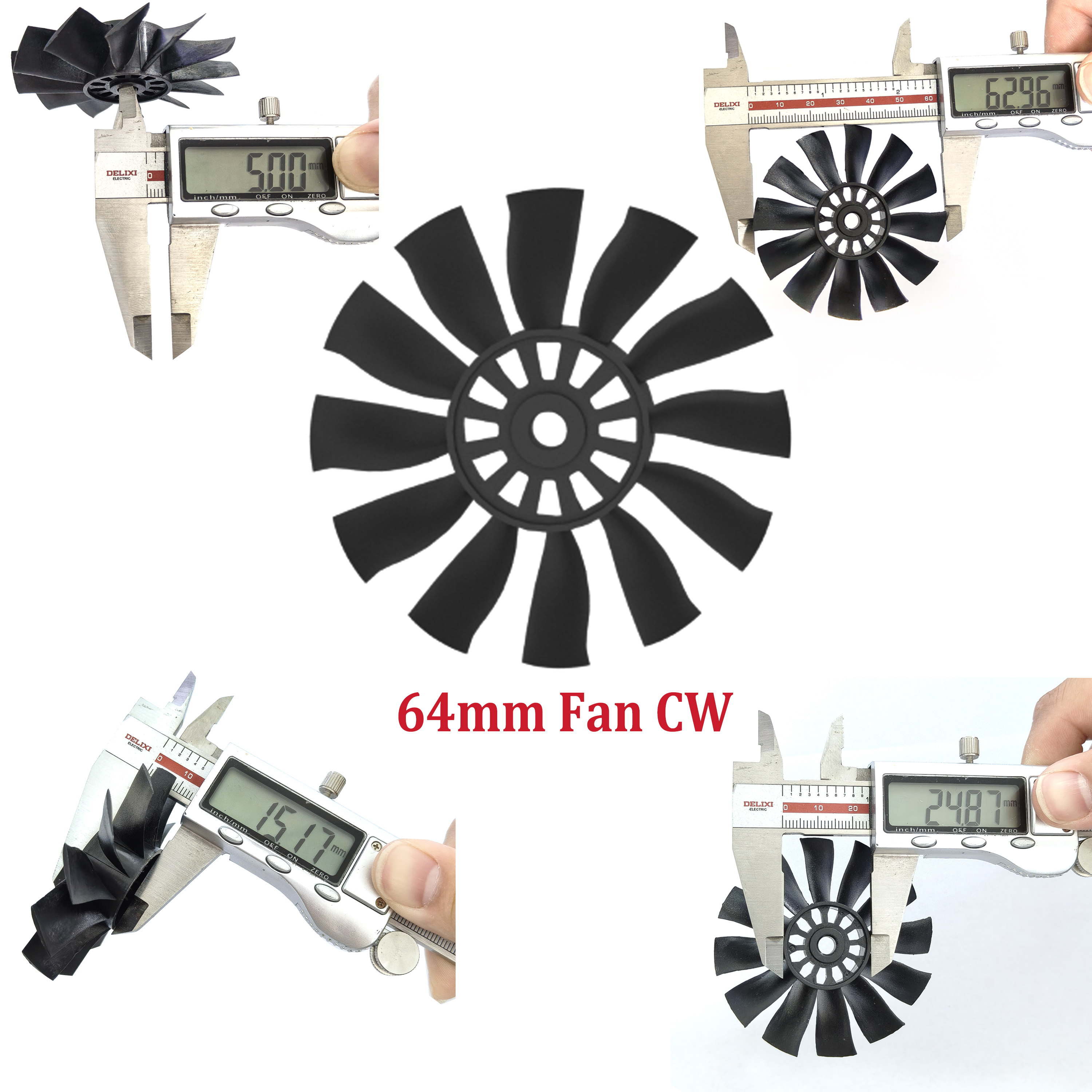 QX-MOTOR 12Blades CW CCW 70mm  – Rc Helicopter Blade recenzja i cena