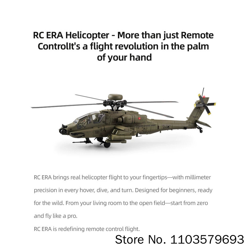Rc Era Rc Helicopter Ah 64d Ap – Rc Helicopter Single Rotor recenzja i cena
