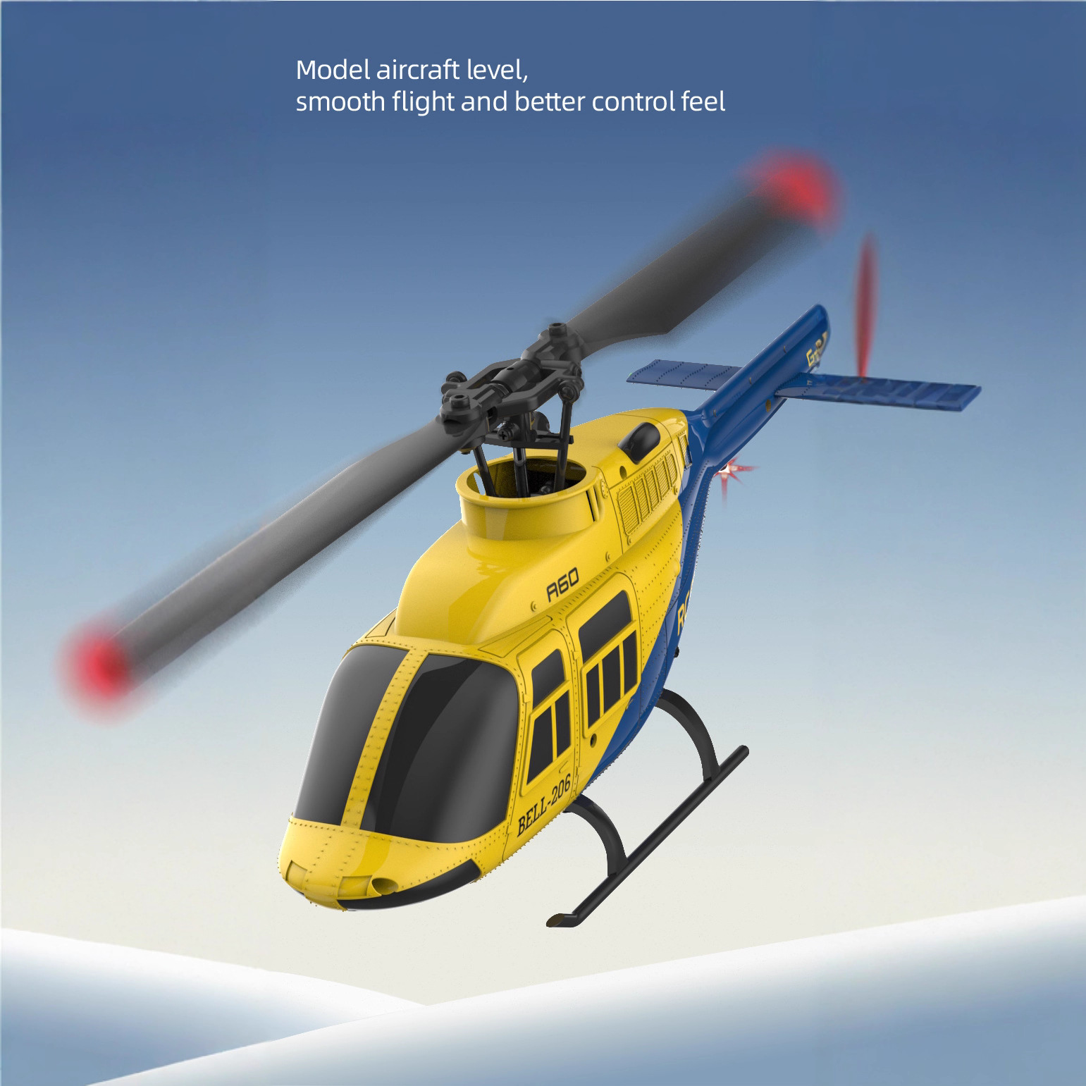 A60 1/42 Scale Bell 206 RC Hel – Rc Helicopter Single Rotor recenzja i cena