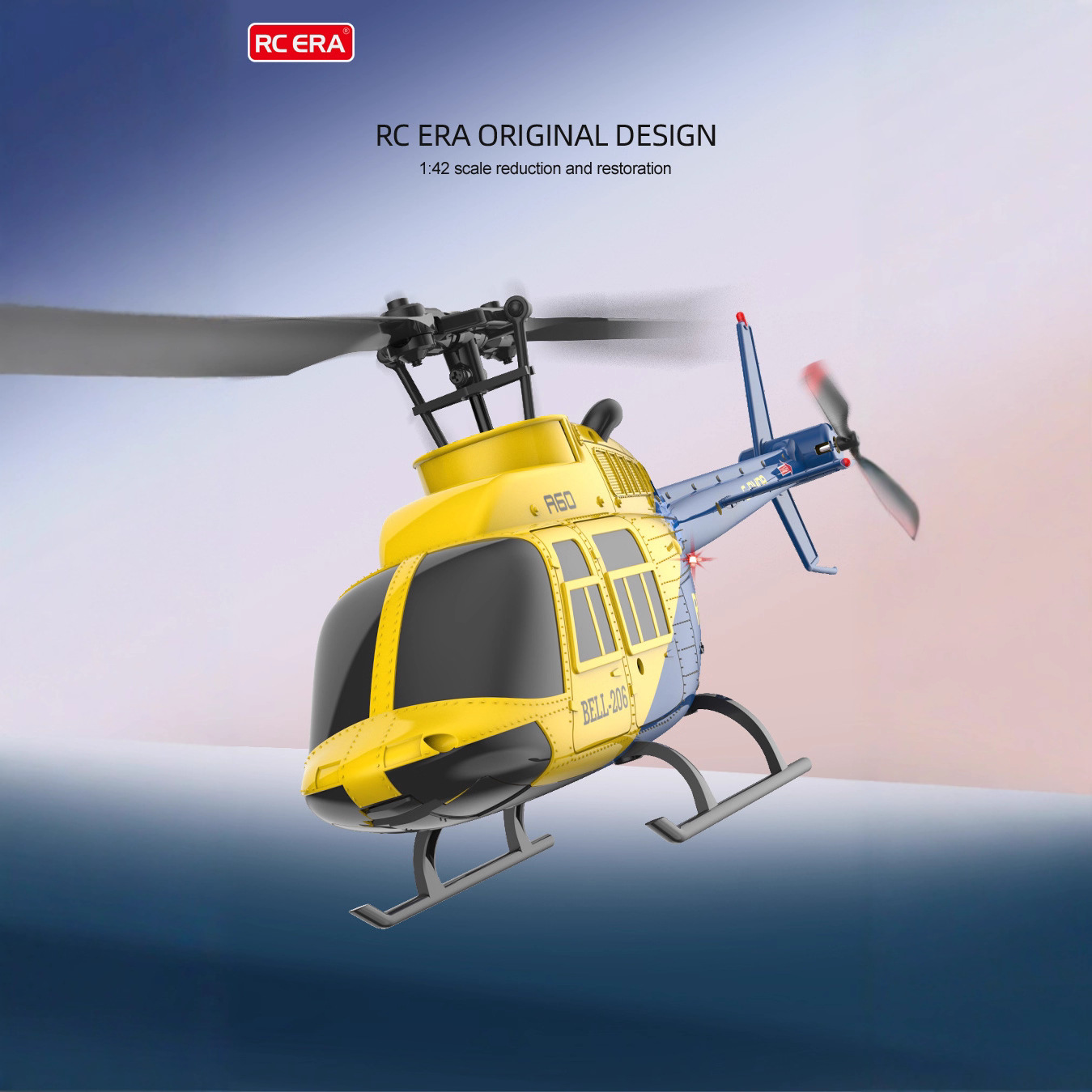 A60 1/42 Scale Bell 206 RC Hel – Rc Helicopter Single Rotor recenzja i cena