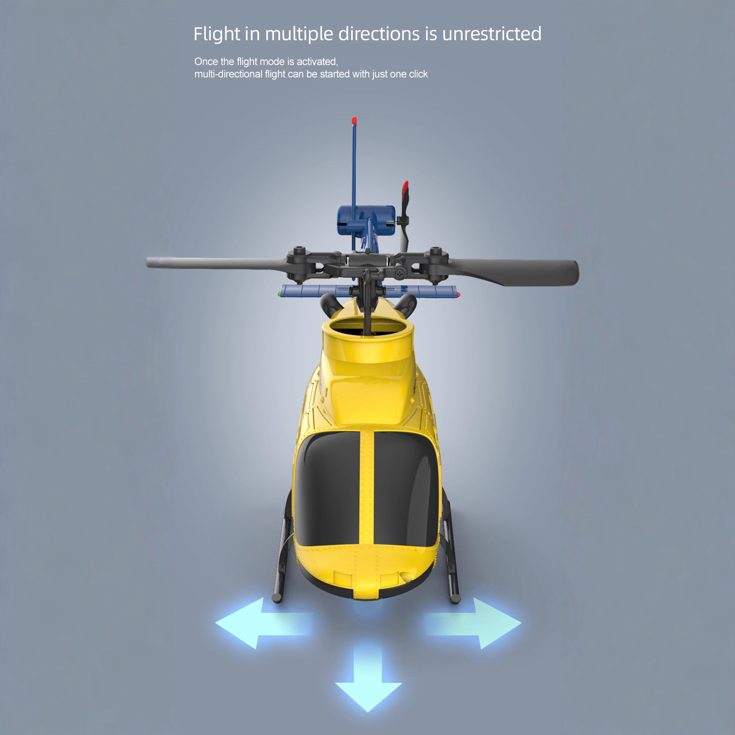 A60 1/42 Scale Bell 206 RC Hel – Rc Helicopter Single Rotor recenzja i cena