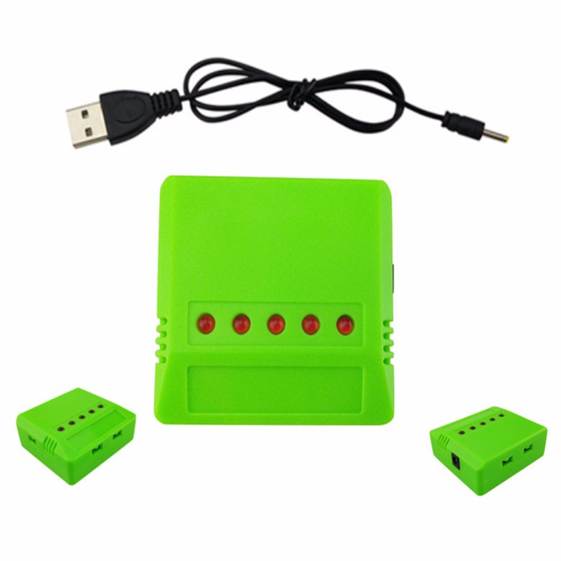 5PCS Cables And 1X 5 In 1 USB  – Rc Helicopter Charger recenzja i cena