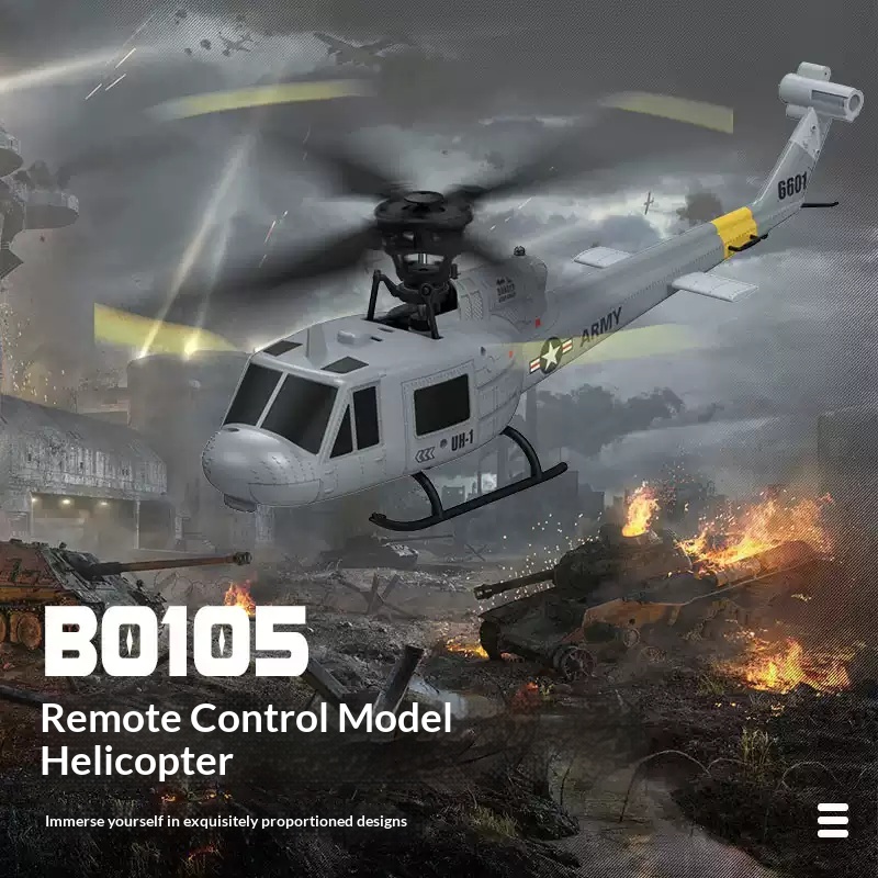 Huey F6601 4CH RC Helicopter - – Rc Helicopter Single Rotor recenzja i cena