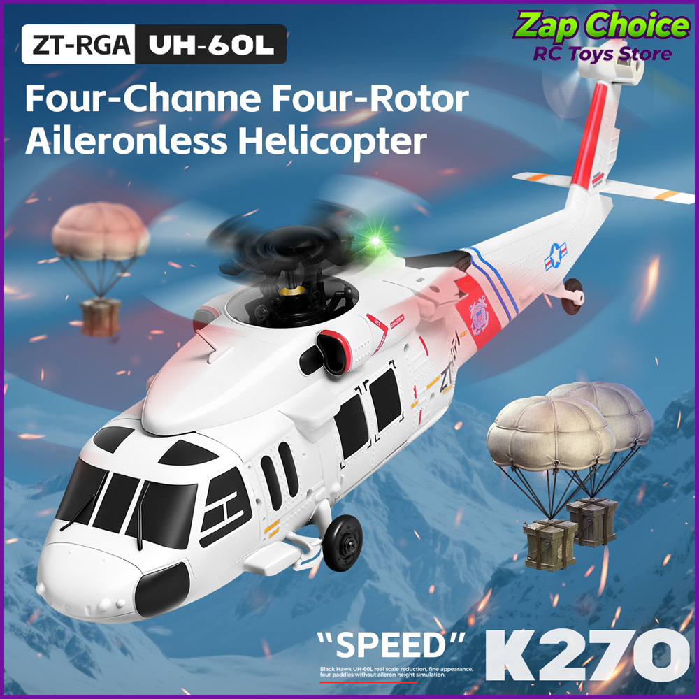 Wltoys K270 Black Hawk UH-60L  – Rc Helicopter Gyro recenzja i cena