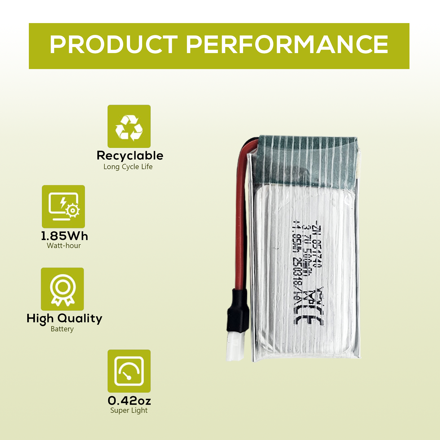5Pcs 3.7V 500mAh LiPo Batterie – Rc Helicopter Charger recenzja i cena