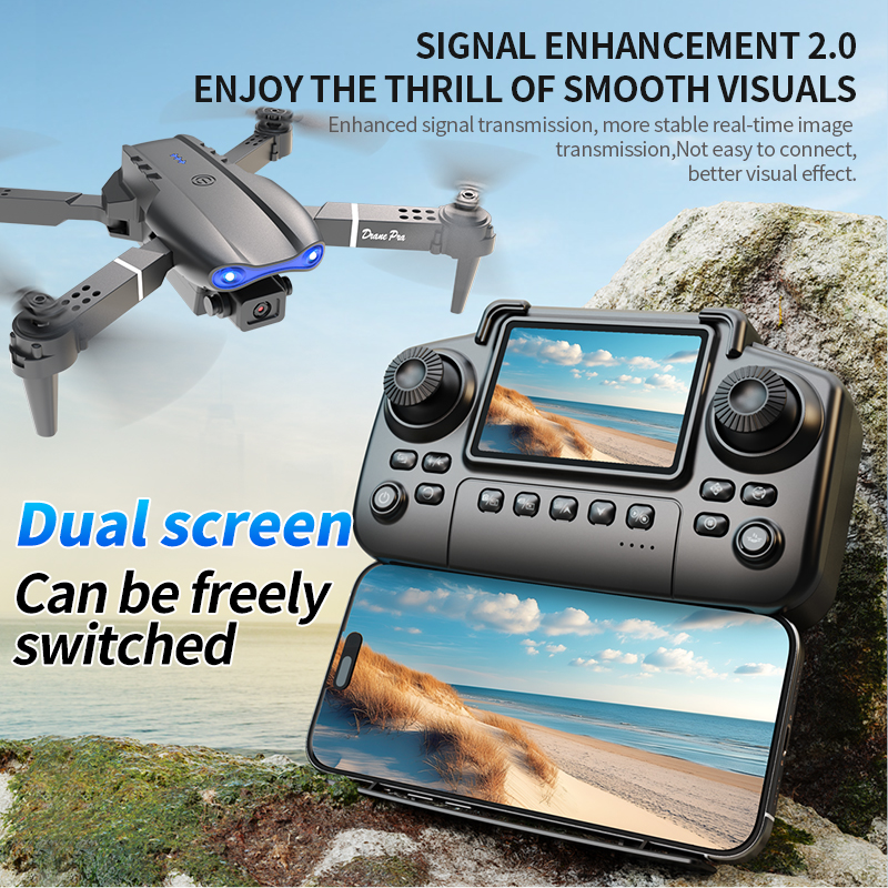 E99 PRO Drone Screen Control A – Rc Helicopter Charger recenzja i cena