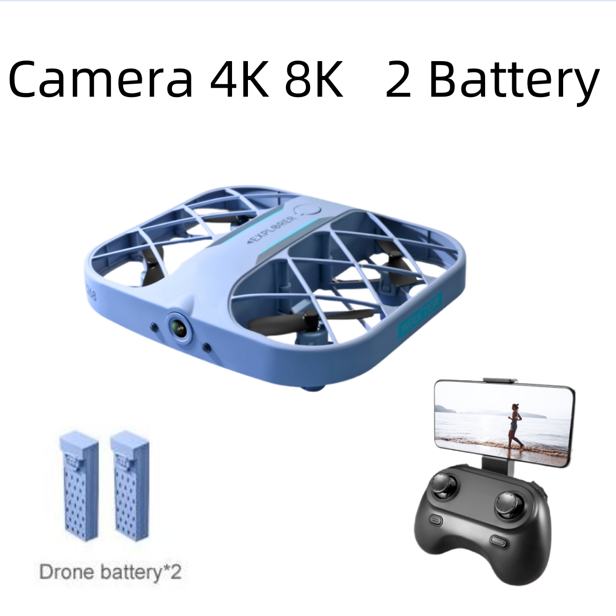 JJRC H107 FPV RC Drone with 2  – Rc Helicopter Case recenzja i cena