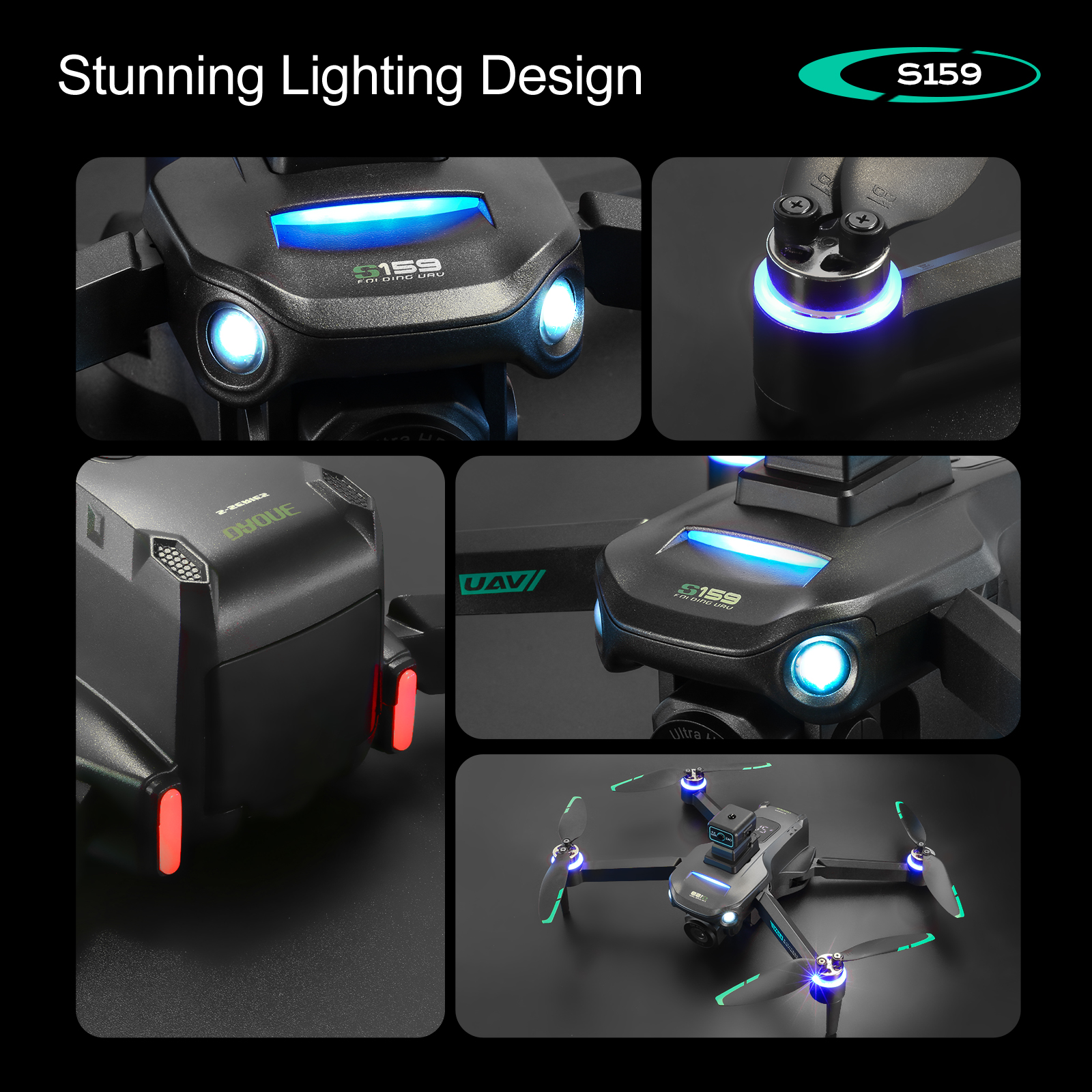 S159 GPS Drone 4K Profesional  – Rc Helicopter Electric recenzja i cena