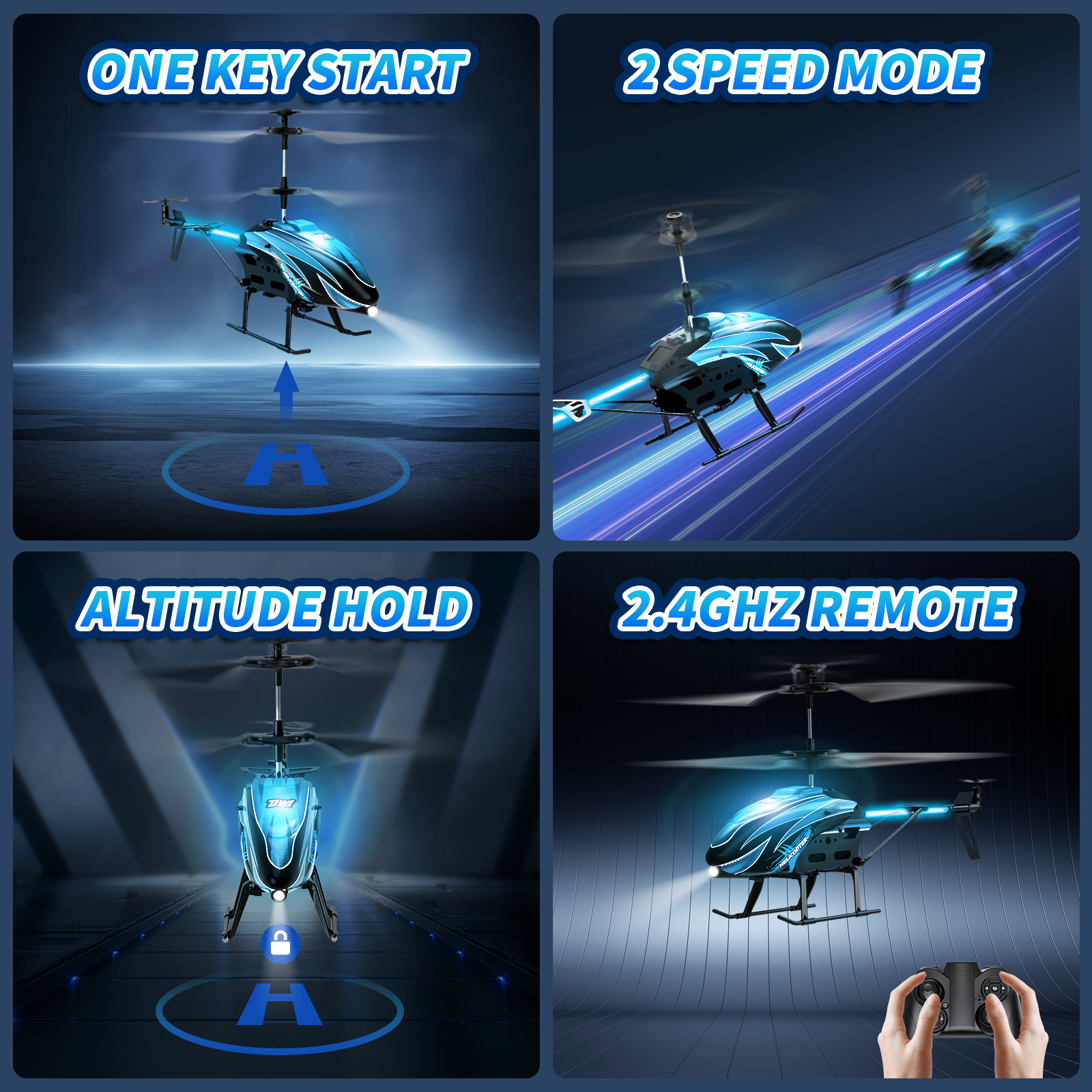 DWI  H10 Fixed Height 3.5 Chan – Rc Helicopter Large recenzja i cena