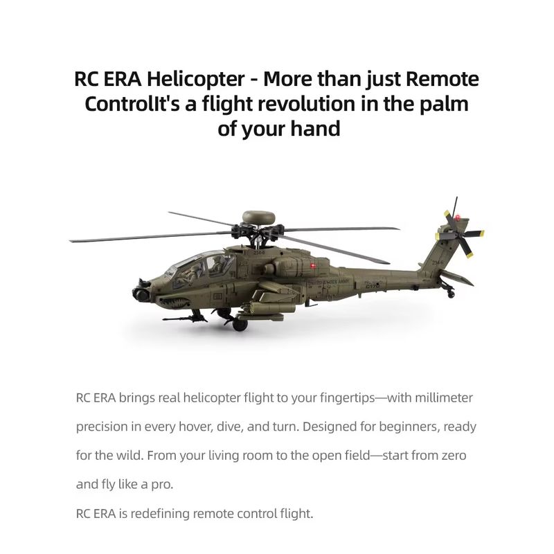 New In Stock RC Era Ah-64d Apa – Rc Helicopter Single Rotor recenzja i cena