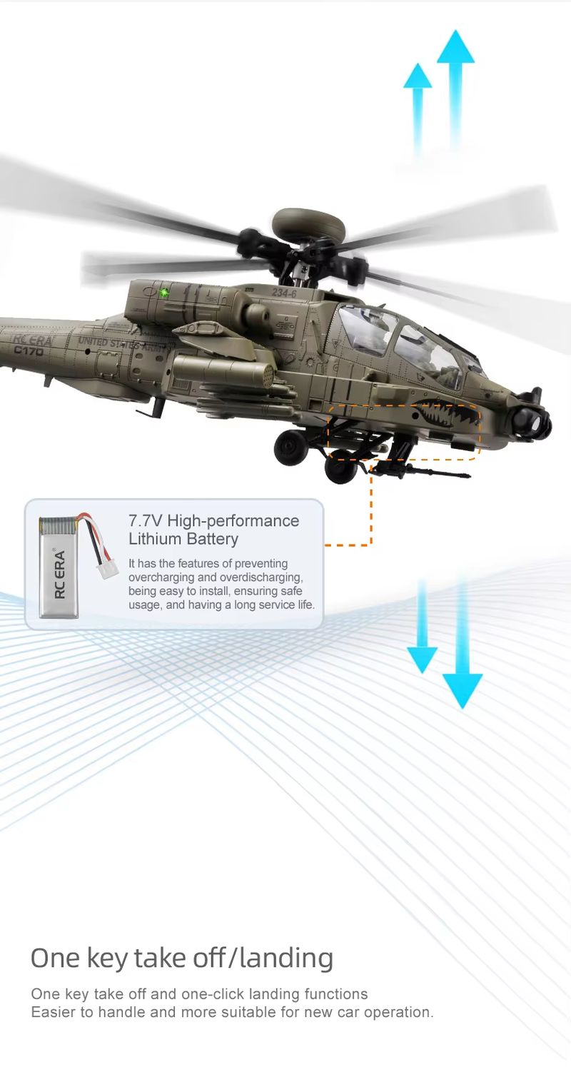 New In Stock RC Era Ah-64d Apa – Rc Helicopter Single Rotor recenzja i cena